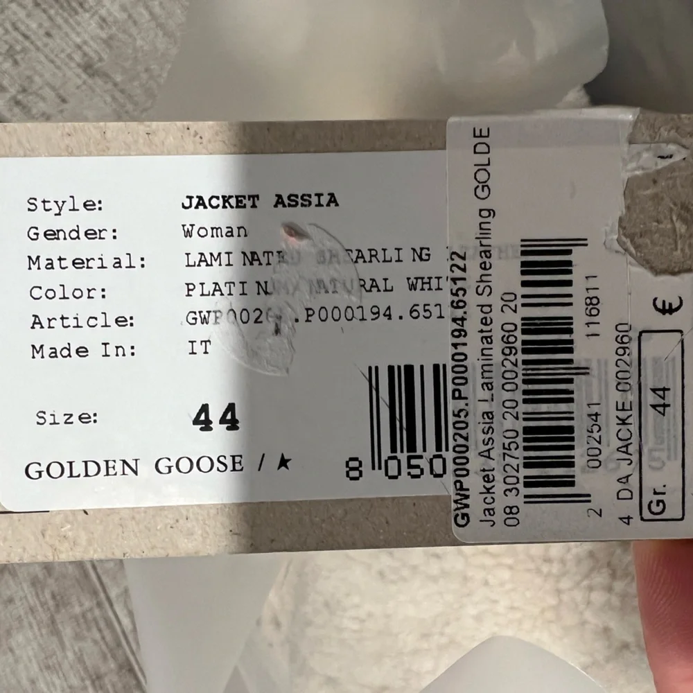 Golden Goose Assia sheepskin jacket in laminated leather/shearling lining NEW🔥 - Picture 11 of 15